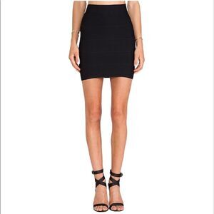BCBGMAXAZRIA Simone Mini Bandage Skirt in Black